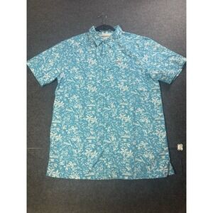 Columbia PFG Men's Super Slack Tide Camp Short-Sleeve Shirt Atoll Kona Print